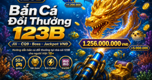 Bắn cá đổi thưởng game fishing arcade jackpot tại nhà cái 123B Việt Nam