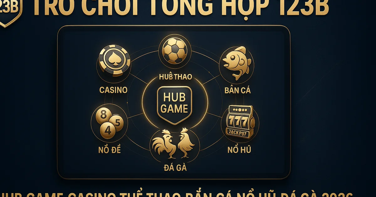 Trò Chơi Tổng Hợp 123B – hub casino thể thao bắn cá nổ hũ tại nhà cái 123B